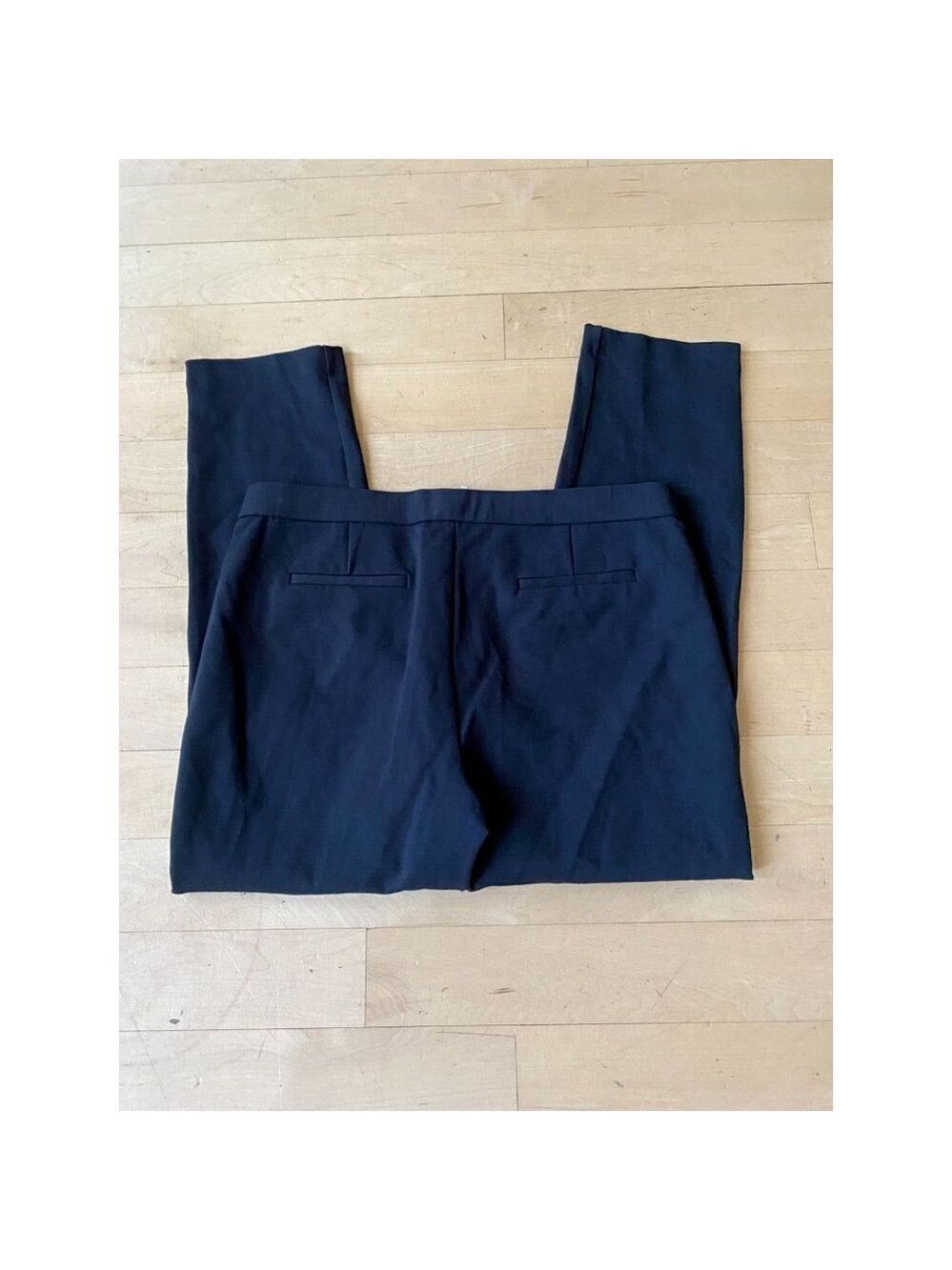 Nordstrom rack BNWOT Black "essential ponte" pants NEW flat front - Picture 8 of 8